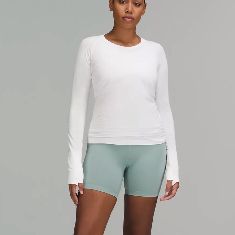 Lululemon Swiftly Tech Long-Sleeve Shirt 2.0 White 4